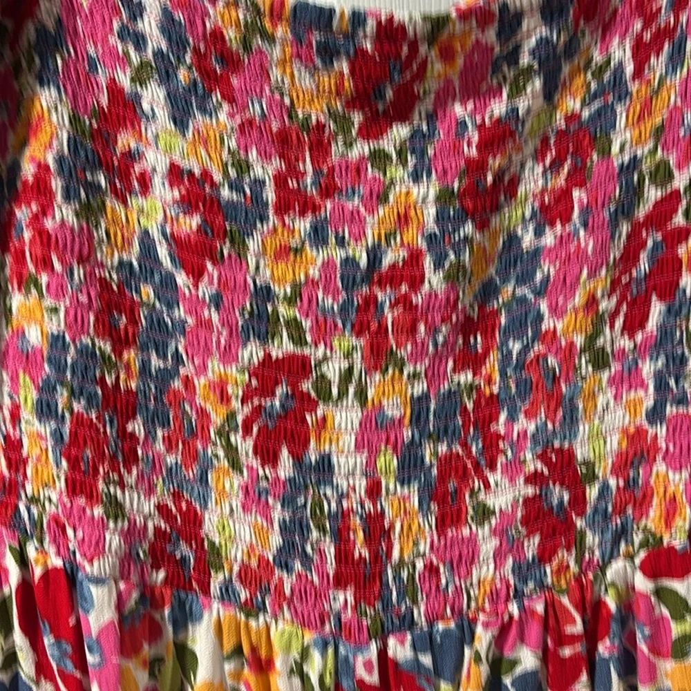 Multi Color Floral Roxy Romper - Picture 2 of 4
